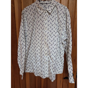 Bird Amazon Essential Mens XXL Slim Long Sleeve Button Up Shirt